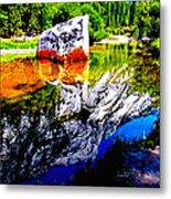 Reflections - Mirror Lake - Yosemite Metal Print