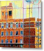 Reflections Of A City Metal Print