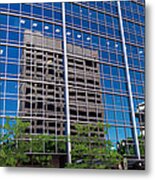 Reflections Of Milwaukee Metal Print