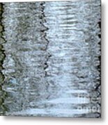 Reflections On The Ice Metal Print
