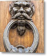 Renaissance Door Knocker Metal Print