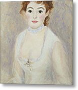 Renoir's Lady Metal Print