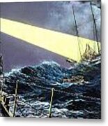 Rescue Of The Helen B.  Sterling 1922 Metal Print