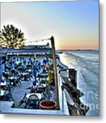 Restaurant On Fort Myers Beach Florida Metal Print