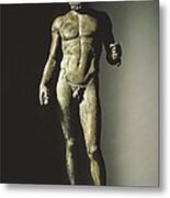 Riace Bronze Or Riace Warrior. Ca.  460 Metal Print