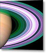 Rings Of Saturn Metal Print