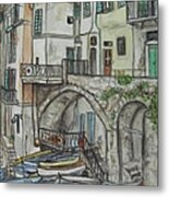 Riomaggiore Cinque Terre Italy Metal Print