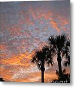 Rise And Shine. Florida. Morning Sky View Metal Print