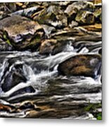 River And Rocks Metal Print