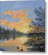 River Dusk # 2 Metal Print