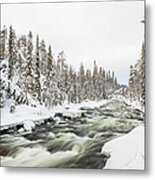 River, Juuma, Oulankajoki National Metal Print