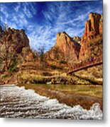 River Of Gold Metal Print