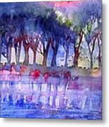 River Trees Metal Print