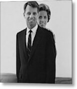 Robert F Kennedy And Wife Ethel Metal Print