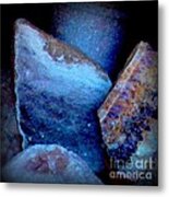 Rock And Gemstone Abstract Metal Print