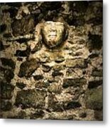The Face In The Wall - Rock Of Cashel Metal Print