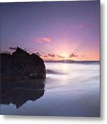 Rock Sunset 01 Metal Print