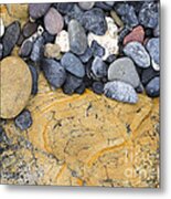 Coastal Rocks, Nsw, Australia Metal Print