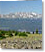 Rocky Mountain Rooftop Panoramic Metal Print