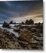 Rocky Southern California Beach 4 Metal Print