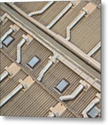 Rooftop Ducts Metal Print