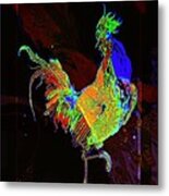 Rooster Metal Print