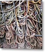 Ropes #net #nicsquirrell #fishing Metal Print