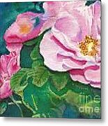 Rose Ladder Metal Print