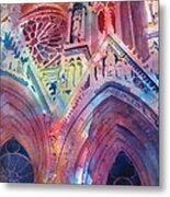 Rose Window Metal Print