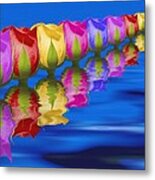 Roses Floating Metal Print