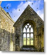 Ross Errilly Friary - Irish Monastic Ruins Metal Print