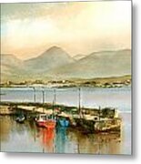 Roundstone Harbour Galway Metal Print