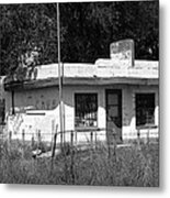 Route 66 Diner 2008 Bw Metal Print