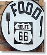 Route 66 Restaurant Metal Print