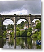 Rowing Metal Print