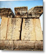 Ruins Of Graves, Hierapolis  Pamukkale Metal Print