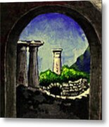 Ruins Metal Print