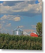 Rural Indiana Scene - Adams County Metal Print