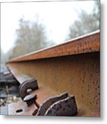 Rusted Track Metal Print