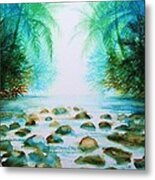 Sacred Pools Metal Print