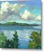 Sailing On Puget Sound Metal Print