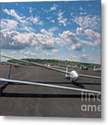 Sailplanes On The Grid V Metal Print