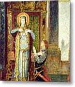 Saint Elisabeth Of Hungary. The Miracle Of The Roses Metal Print