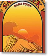 Salt Creek Surfing Dana Point California Metal Print