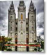 Salt Lake City Temple Metal Print