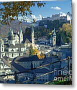 Salzburg In Autumn 2 Metal Print
