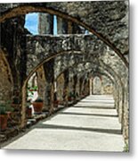 San Antonio Mission Arches Metal Print