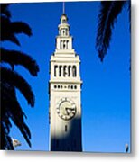 San Francisco Ferry Building Clock Tower Metal Print