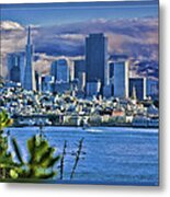 San Francisco From Alcatraz Metal Print