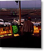 San Francisco Intl Airport Control Metal Print